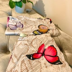 Fashion Nova Butterfly Set🦋 size 1XL stretchy material, breathable/comfortable